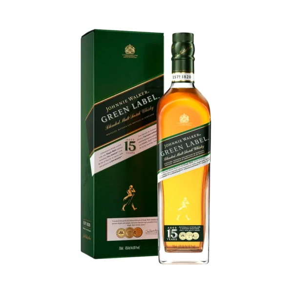 P1001475 Whisky Johnnie Walker Green Label 15 años 750ml - Imagen 1