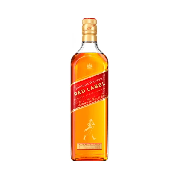 Whisky Johnnie Walker Red Label 8 años 1 litro - Imagen 1