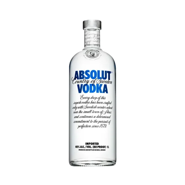 P10887 Vodka Absolut 1 Litro - Imagen 1