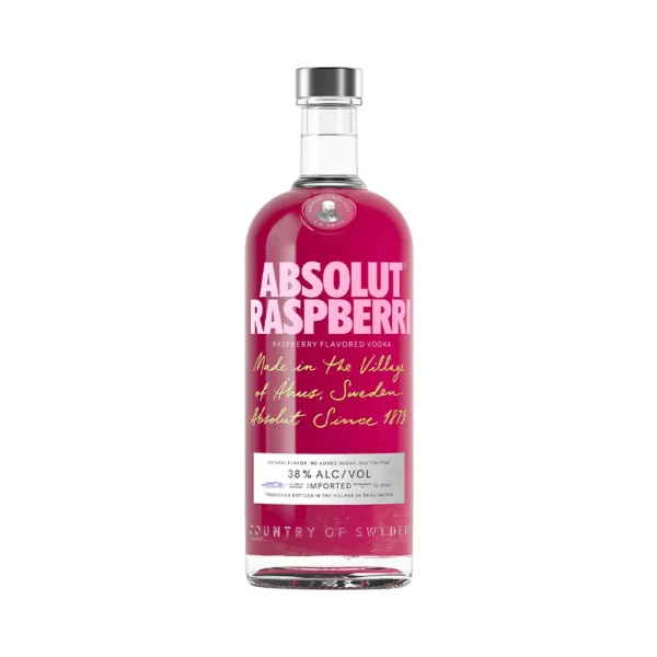 P10911 Vodka Absolut Raspberri 1 Litro - Imagen 1