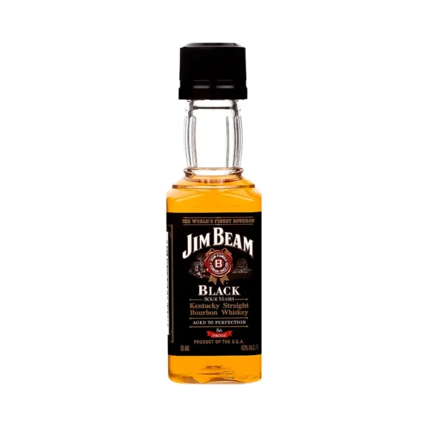 P11024 Whisky Jim Beam Black Miniatura 50ml - Imagen 1