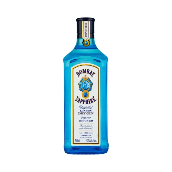 Gin Bombay Sapphire 750ml sin caja - Imagen 1