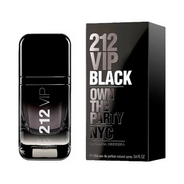 P1234490 Perfume Carolina Herrera 212 VIP Black EDP 100ml - Masculino - Imagen 1