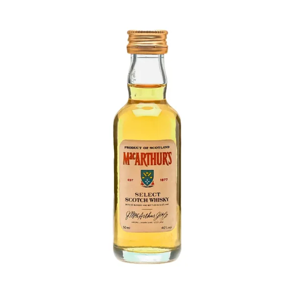 Whisky Mac Arthur's Miniatura 50ml - Imagen 1