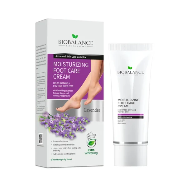 Crema Hidratante para PiesBio Balance Moisturizing Foot Lavender 60ml - Imagen 1
