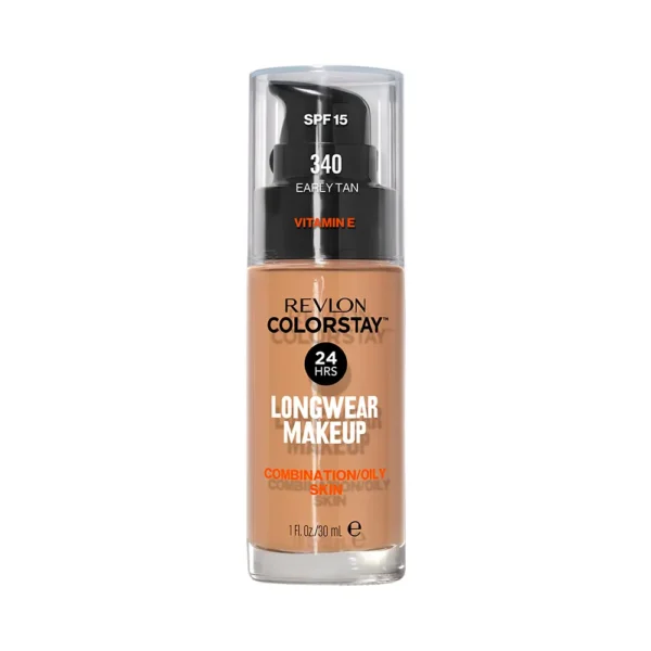 Base Liquida Revlon Colorstay Combination Oily Skin FPS15 340 Early Tan 30ml - Imagen 1