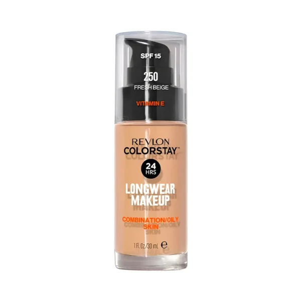 P1239442 Base Liquida Revlon Colorstay Combination Oily Skin FPS15 250 Fresh Beige 30ml - Imagen 1