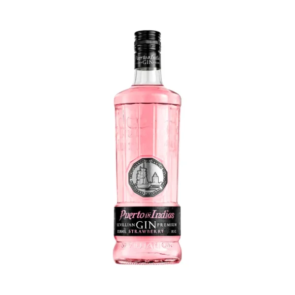 Gin Puerto de Indias Strawberry 700ml - Imagen 1