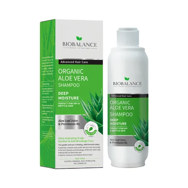 Shampoo Organico Bio Balance Aloe Vera 330ml - Imagen 1