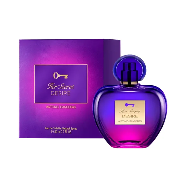 Perfume Antonio Banderas Her Secret Desire EDT 80ml - Femenino - Imagen 1