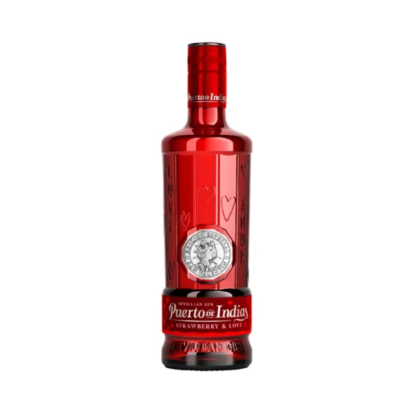 Gin Puerto de Indias Edici?n Especial Strawberry & Love 700ml - Imagen 1