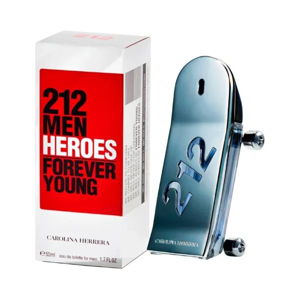 P1247058 Perfume Carolina Herrera 212 Men Heroes Forever Young EDT 50ml – Masculino - Imagen 1