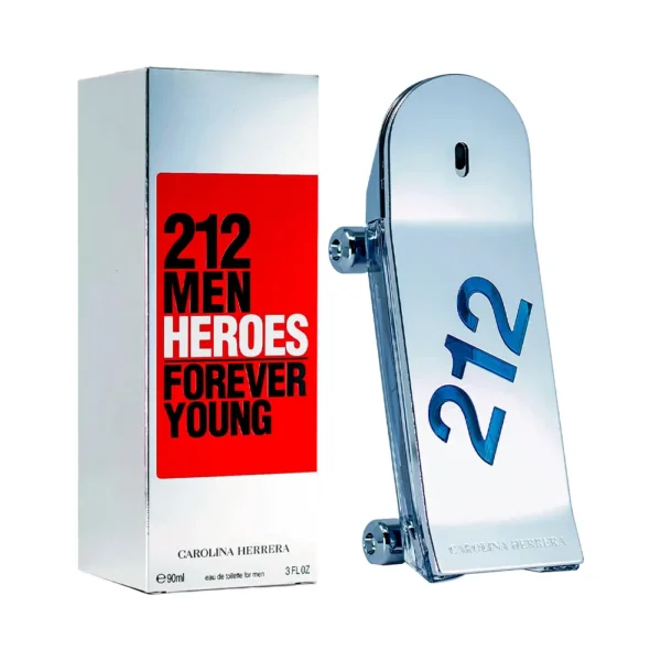 P1247059 Perfume Carolina Herrera 212 Men Heroes Forever Young EDT 90ml - Masculino - Imagen 1