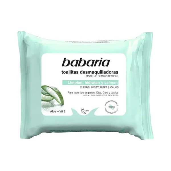 P1247903 Toallita Desmaquillante Babaria Aloe Vera + Vitamina E - Imagen 1