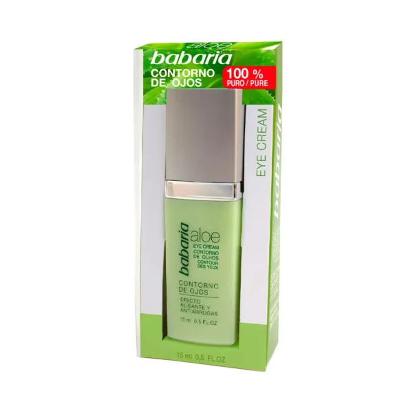 P1247981 Contorno de Ojos Babaria Aloe Vera 15ml - Imagen 1