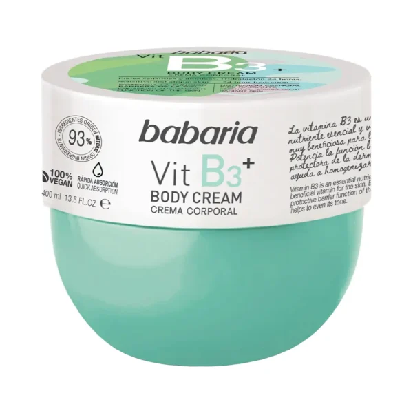 P1247986 Crema Corporal Babaria Vitamina B3 400ml - Imagen 1