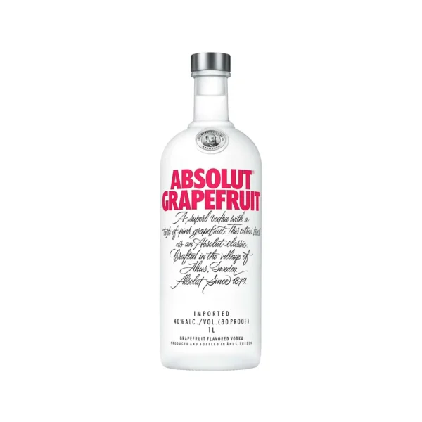 P1248502 Vodka Absolut Grapefruit 1 Litro - Imagen 1