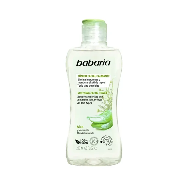 Tonico Facial Calmante Babaria Aloe y Mazanilla 400ml - Imagen 1