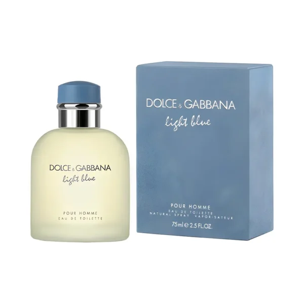 P1249258 Perfume Masculino Dolce & Gabbana Light Blue 75ml EDT - Imagen 1