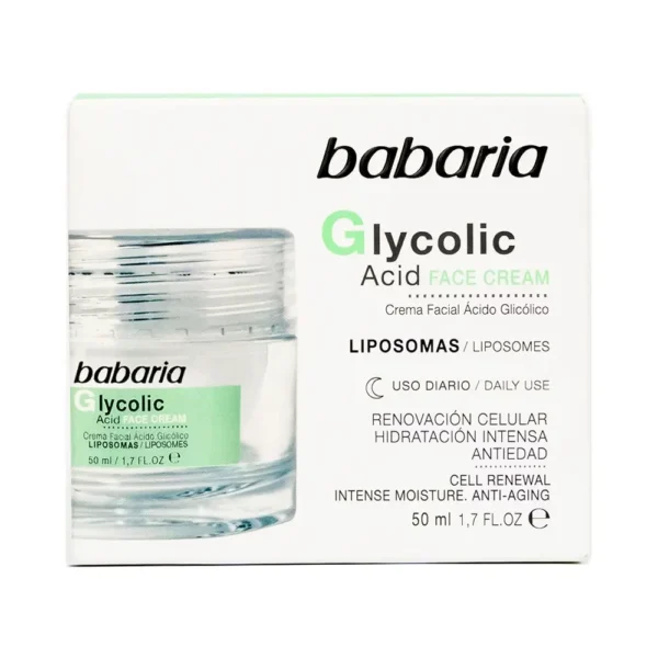 P1249730 Crema Facial Ácido Glicólico Babaria 50ml - Imagen 1