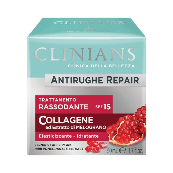 Crema Facial Clinians Reafirmante Antiarrugas Reparador SPF15 50ml - Imagen 1