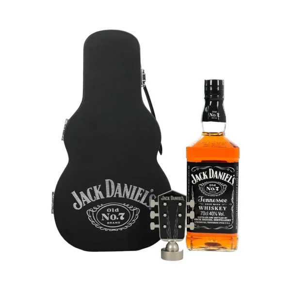 Whisky Jack Daniel's Tennessee 750ml con caja en forma de Guitarra - Imagen 1