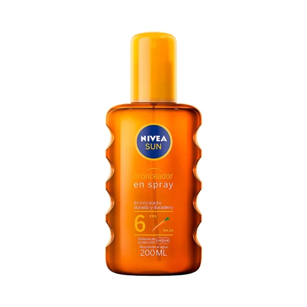 Bronceador en Spray Nivea Sun FPS 6 200ml - Imagen 1