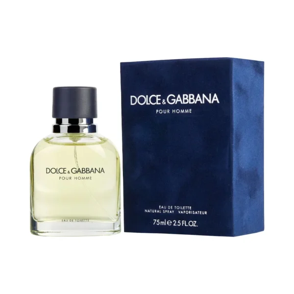 P12900 Perfume Masculino Dolce & Gabbana Pour Homme 75ml EDT - Imagen 1