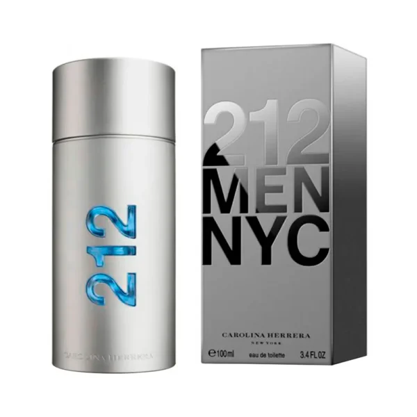 Perfume Carolina Herrera 212 Men NYC EDT 100ml – Masculino - Imagen 1