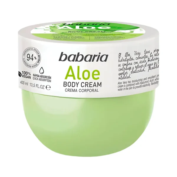 P1846272 Crema Corporal Babaria Aloe 400ml - Imagen 1