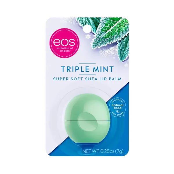 Balsamo Labial Eos Lip Balm Triple Mint 7g - Imagen 1