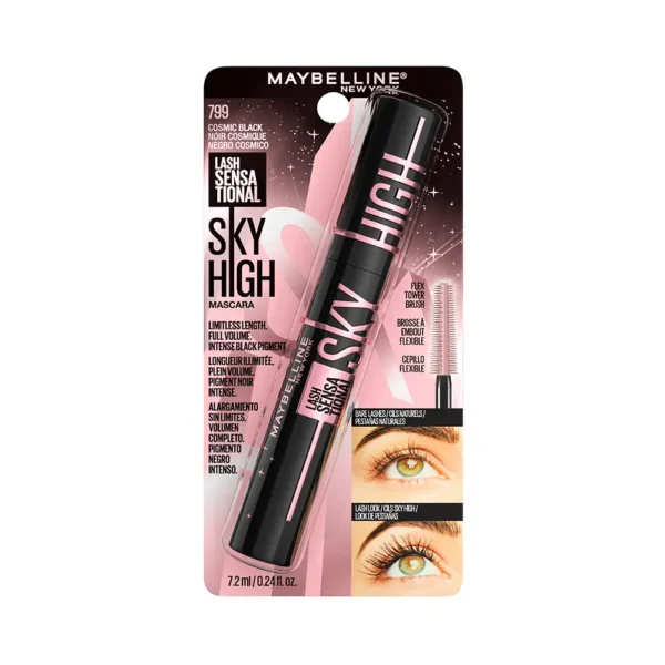 P1847051 Mascara de Pestañas Maybelline Lash Sensational Sky High 799 Cosmic Black - Imagen 1