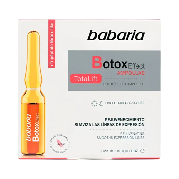 P1848319 Ampollas Facial Babaria Botox Effect 5 Unidades X 2ml - Imagen 1