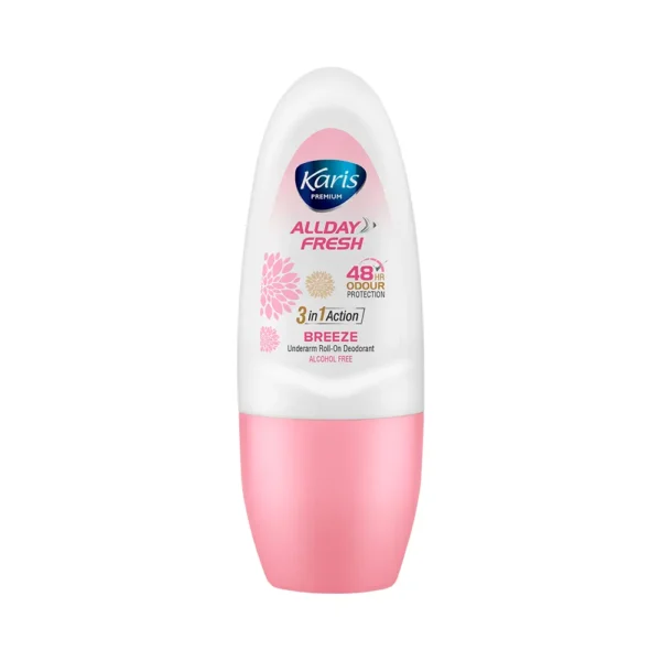 Desodorante Roll On Karis Naturals 3 en 1 Allday Fresh Breeze 50ml - Imagen 1