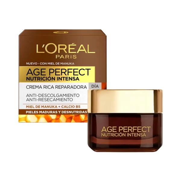 Creme Facial Loreal Age Perfect Nutricion Intensa Dia 60+ 50ml - Imagen 1