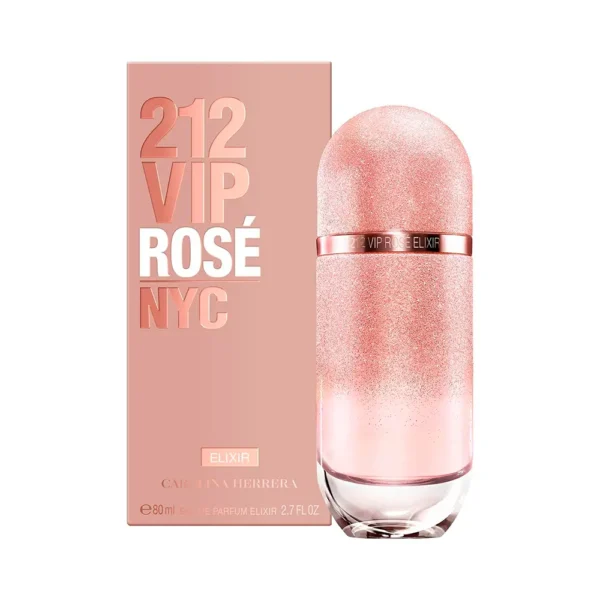 Perfume Carolina Herrera 212 VIP Rosé Elixir EDP 80ml - Femenino - Imagen 1