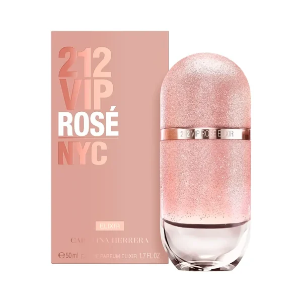 P1851428 Perfume Carolina Herrera 212 VIP Rose Elixir EDP 50ml - Femenino - Imagen 1