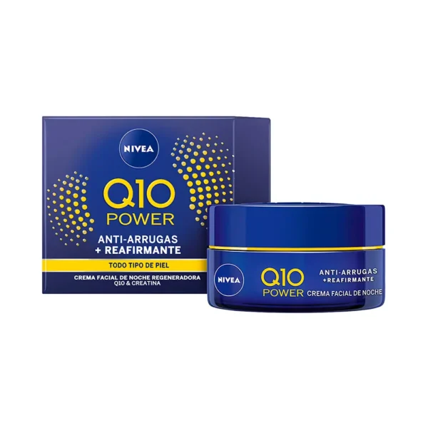 Crema Facial Nivea Q10 Power Antiarrugas Noche 50ml - Imagen 1