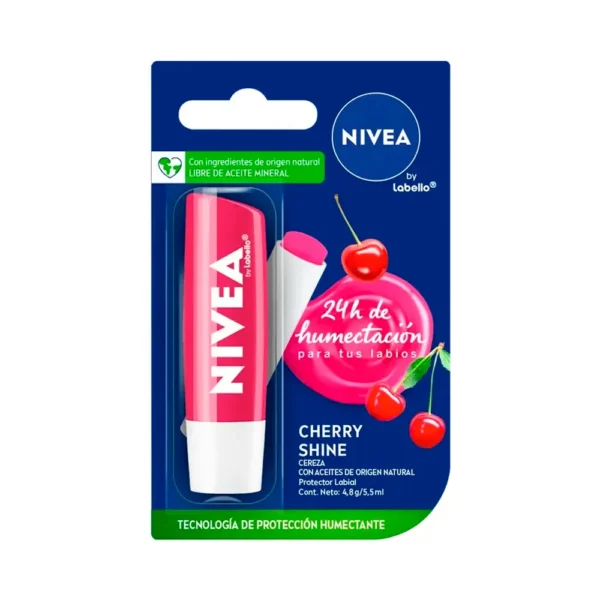 P20331 Protector Labial Nivea Cherry Chine 4,8gr - Imagen 1