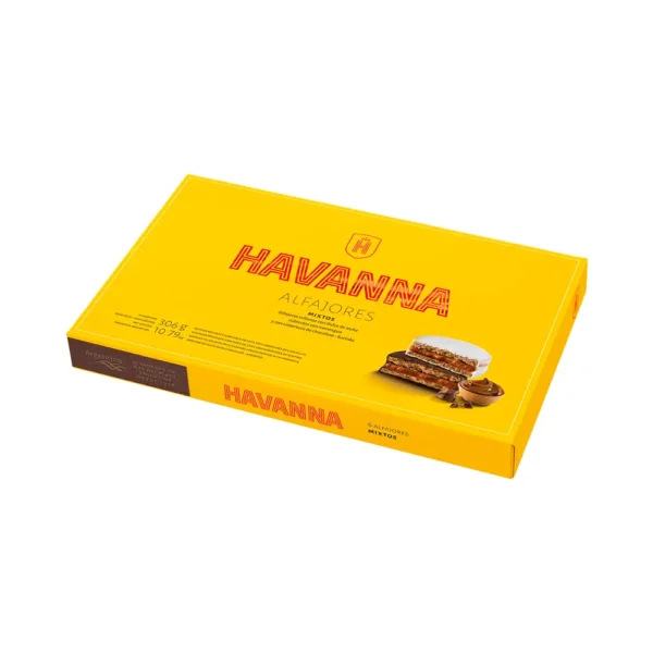 P25708 Alfajor Havanna Mixto Blanco y Negro - 6 Unidades - Imagen 1