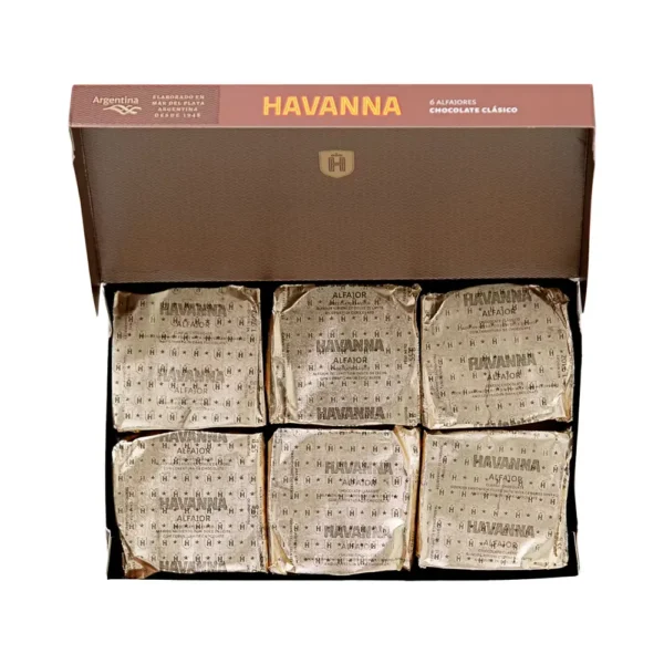 Alfajor Havanna Chocolate Clásico - 6 Unidades - Imagen 2