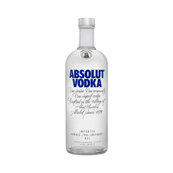 P38079 Vodka Absolut 4.5 Litros - Imagen 1