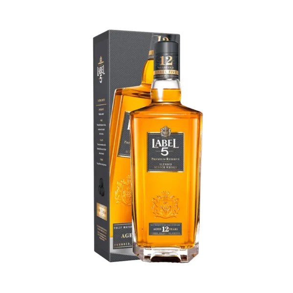 Whisky Label 5 12  a?os 750ml - Imagen 1