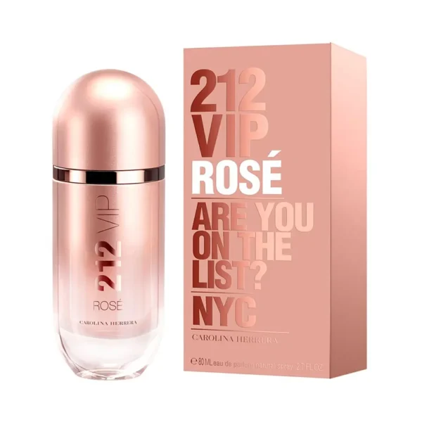 P881555 Perfume Carolina Herrera 212 VIP Rosé EDP 80ml – Femenino - Imagen 1
