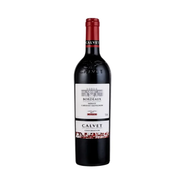 P89104 Vino Calvet Bordeaux Merlot Cabernet Sauvignon 750ml - Imagen 1