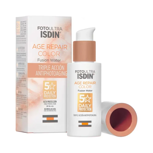 P8979461 Proctetor Solar Facial Isdin Fotoultra Age Repair Color SPF50 50ml - Imagen 1