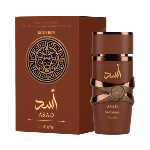 P8981814 Perfume Lattafa Asad Bourbon EDP 100ml - Masculino - Imagen 1