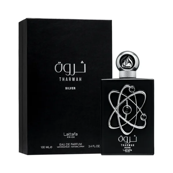 P8983945 Perfume Lattafa Tharwah Silver EDP 100ml - Masculino - Imagen 1