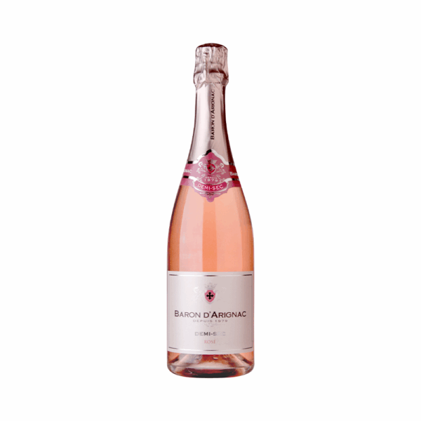 P1247339 Espumante Baron D'Arignac Rose Demi Sec 750ml - Imagen 1